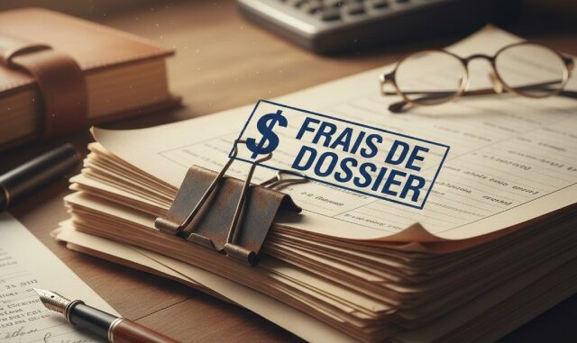 frais de dossier