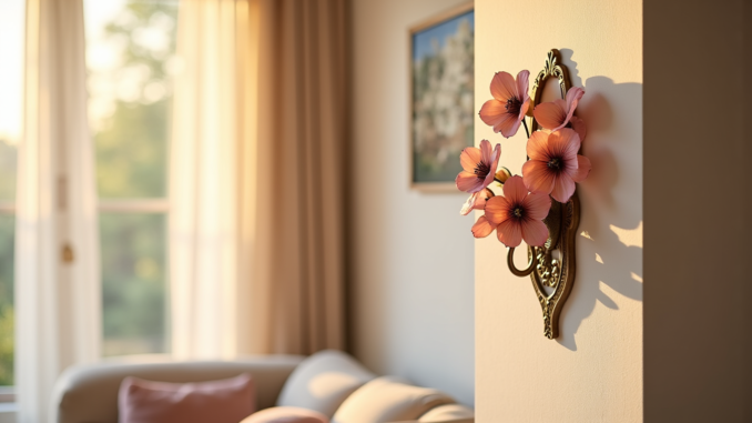 Applique murale fleur vintage : comment sublimer votre intérieur ?