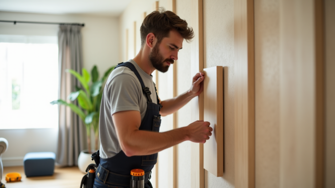 Guide complet pour poser un lambris mural au salon